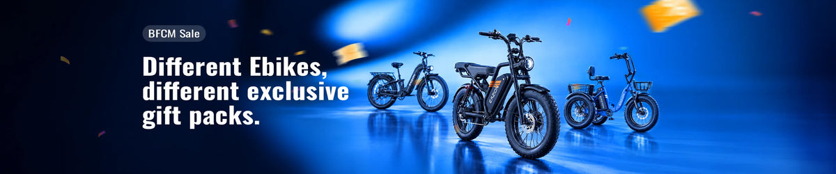 Eazion K9 N9 Pro ebikes and T6 electric tricycle BFCM sale with free gift packs